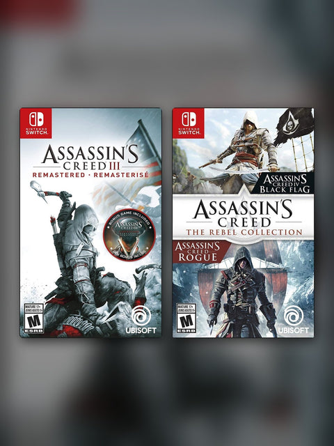 Assassin's Creed III + The Rebel Collection (Black Flag y Rogue)