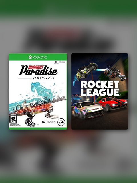 Burnout Paradise Remastered + Rocket League
