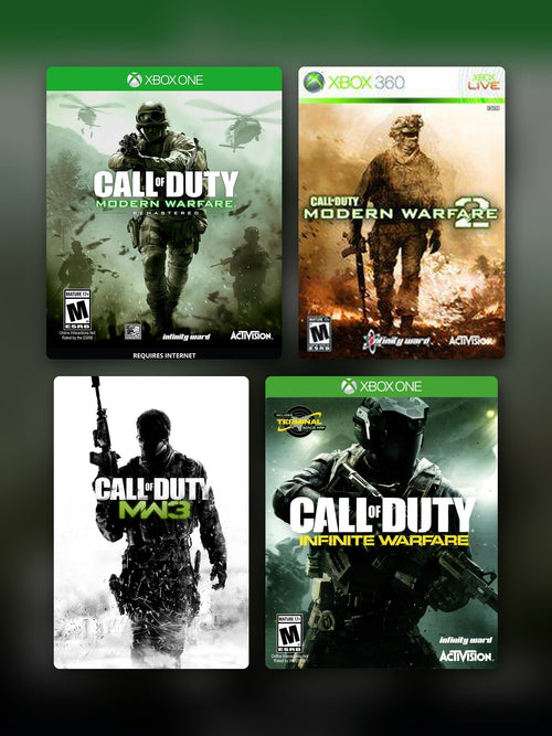 Call of Duty: Modern Warfare, MW2, MW3 e Infinite Warfare para Xbox