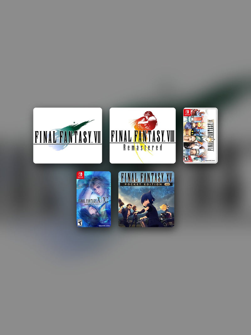 Colección Final Fantasy (VII, VIII, IX, X/X-2 y XV Pocket Edition)