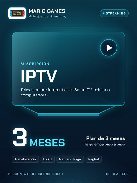 IPTV · 3 meses