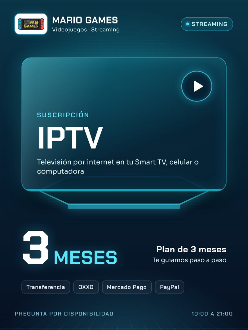 IPTV · 3 meses