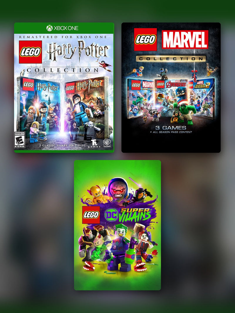 LEGO Harry Potter Collection + LEGO Marvel Collection + LEGO DC Super-Villains