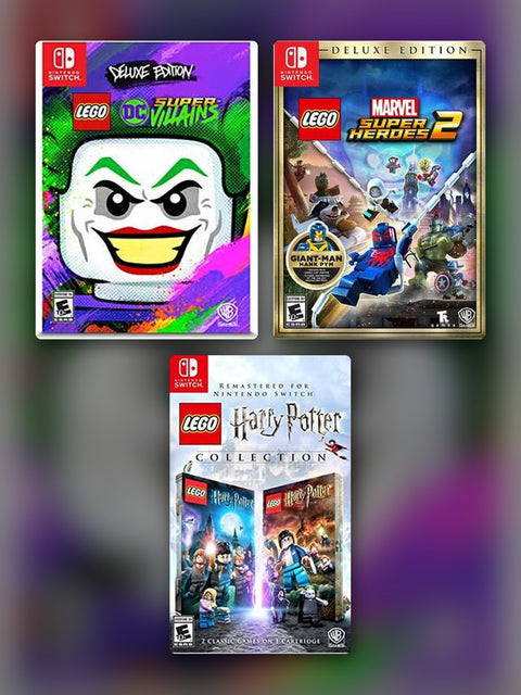 Paquete LEGO: DC Super-Villains, Marvel Super Heroes 2 y Harry Potter