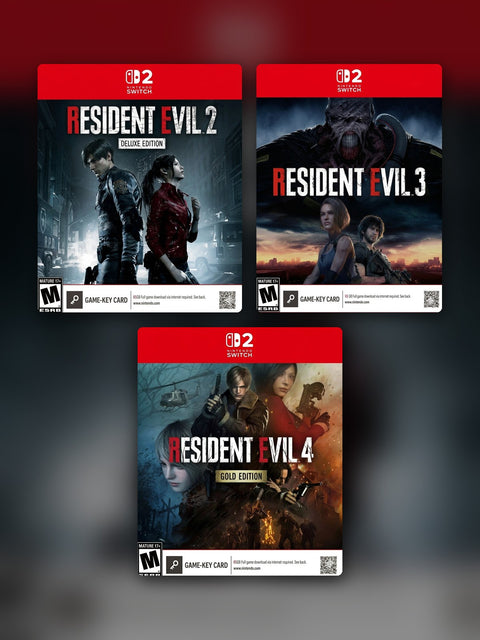 Paquete Resident Evil: 2, 3 y 4