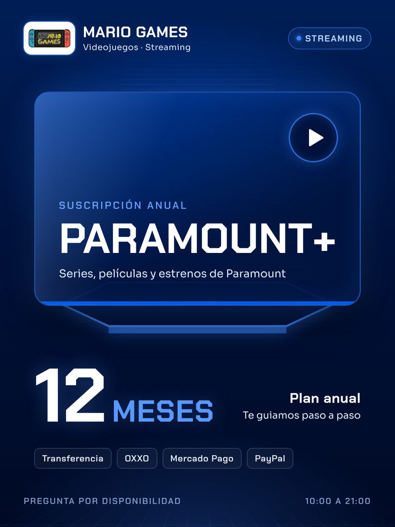 Paramount+ · 12 meses