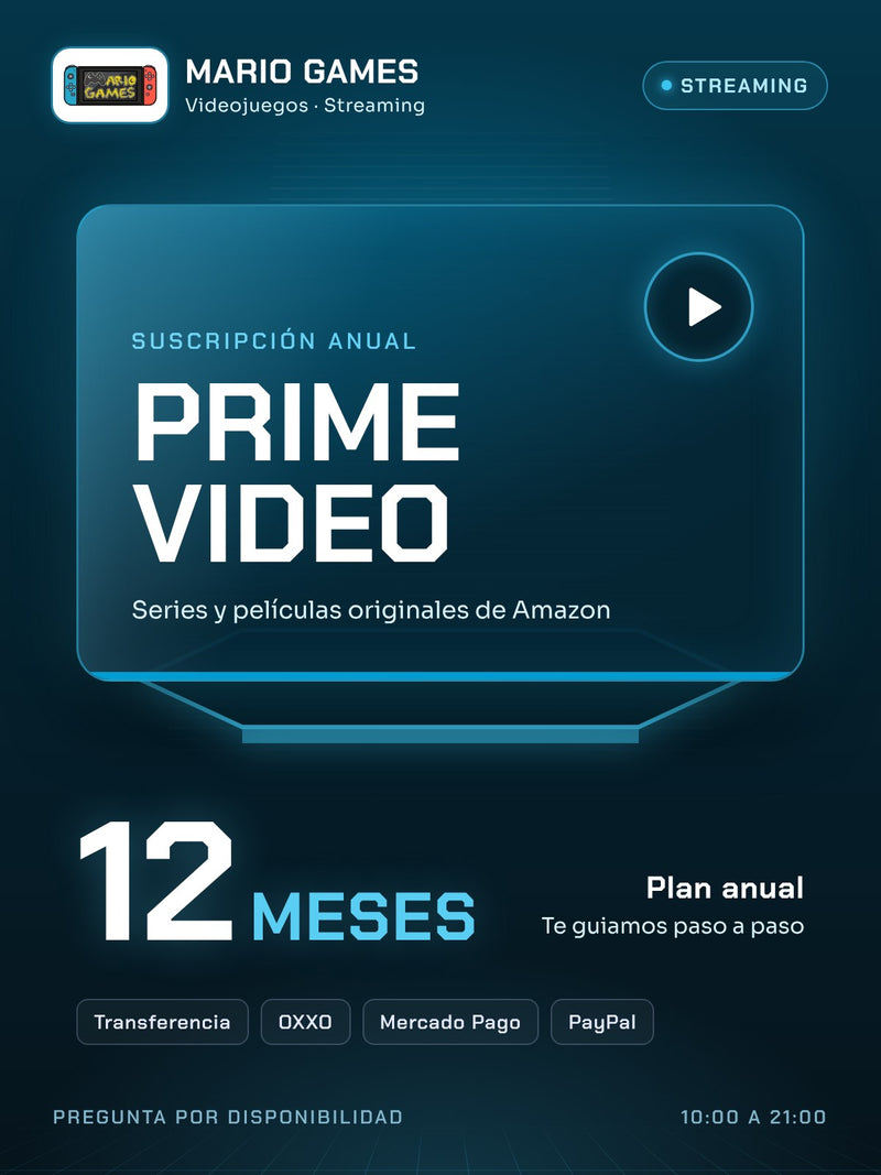 Prime Video · 12 meses