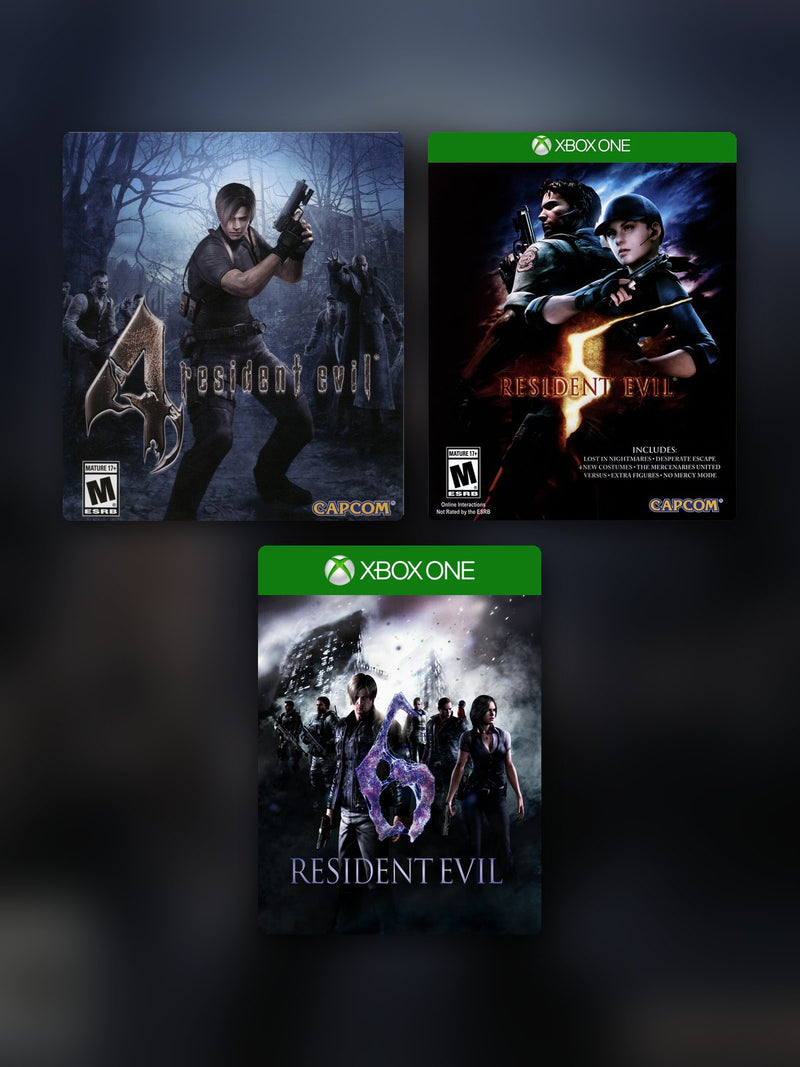 Resident Evil 4, 5 y 6